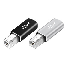 2pack Metal Type C To Midi Converter For Keyboards Drums And Printers straight head