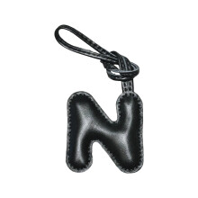 Aesthetic Keychain Charm,Bag Charm Pendants Leather Alphabets Keychains Charm N