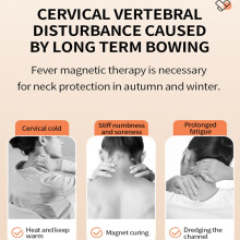 Innovative Magnetic Neck Brace SelfWarming Magnets Neck Heating Pad for 9 upgraded models
