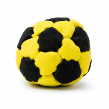 Light Weight Portable Football Stuffed Hitting Bag Handworks Plush Black and yellow