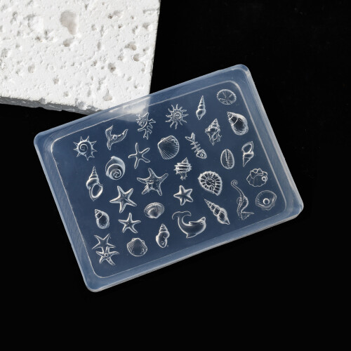 Artistic Nail Sculpting Molds 13 Different Shapes Realistic Stone Effect 45pattern