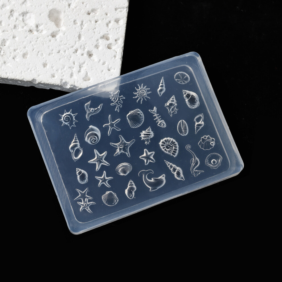 Artistic Nail Sculpting Molds 13 Different Shapes Realistic Stone Effect 45pattern