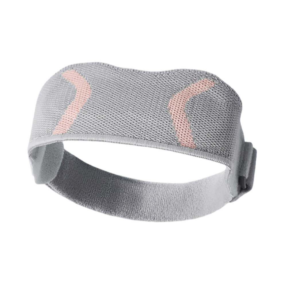 Gray/Pink Strong Sports Knee Cover Using Moisture Wicking Fabric For Prolonged Wear