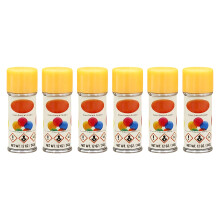 Small Doll House Accessories Doll House Decorations for Craft & Display Orange Pack of six