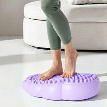 Inflatable Magnetic Pressure Foot Massagers Mat With Non Slip Base For Home Use White