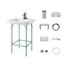Light weight Camping Kitchen Sink With Rechargeable Pump Outdoor Floor standing outdo