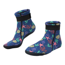 Anti Slip Thermal Swimming Socks For Children Boy Girl Swimming And Water Dark blue L
