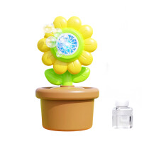 Outdoor Bubble Blowing Toy Parent-child Communication for Kids Teenagers Yellow