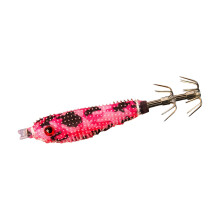 Glowing Horizontal Squid Jig Hard Baits Shrimp Squid Hook Deep Sea Fishing C