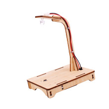 STEM Wood Voice Controlled Desk Light Educational Craft Science Project Kits Toy