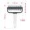 (Grey) DIY Pizza Roller Pin Dough Roller Pastry Pie Needle Wheels Bread Hole Puncher Cookies Bakeware Baking Tools 1