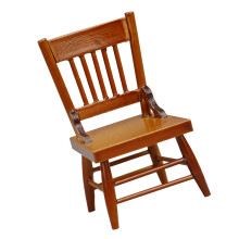 Fine Carved Mini Chair For Dollhouses Dolls 1/12 Scale Small Furniture Piece