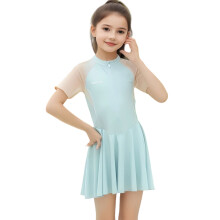 Quick Drying Design Swimsuit Polyester Texture Stylish Swimwear Bathing Suit Green XL