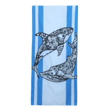 Beach Towel Sand Proof Beach Blanket Large Sports Towel High Absorbent 70x150cm whale