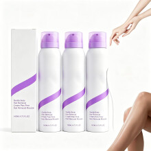 (size_name, 1.6 Fl Oz (Pack of 3)) Hair Removal Spray for Women & Men – Pain-Free Gentle Mousse for Body