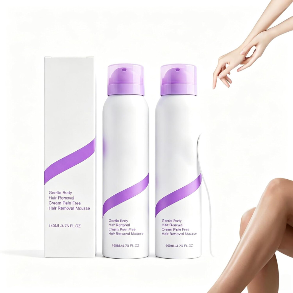 Oimg (Size_name, 2.4 Fl Oz (Pack Of 2)) Hair Removal Spray For Women & Men Â Pain-Free Gentle Mousse For Body