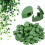 (Green, -) Clips hojas adhesivas, enredaderas. 1
