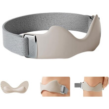(Grey, -) Kne stropp patella støtte – silikon airpad non-slip for løping og treningsstudio