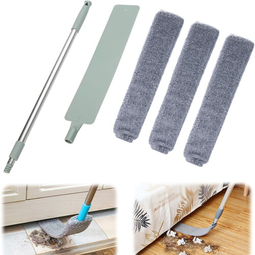 (Set C, -) Retractable Gap Dust Cleaner – Extendable Microfiber Duster for Home