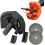 (Black, -) Multi-function Orange Drill Bit Sharpener for Grinder with 2 Wheels 1