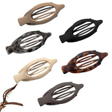 (Mixed Set, -) Matte Flat Claw Hair Clips for Women, for Driving & Office Styling