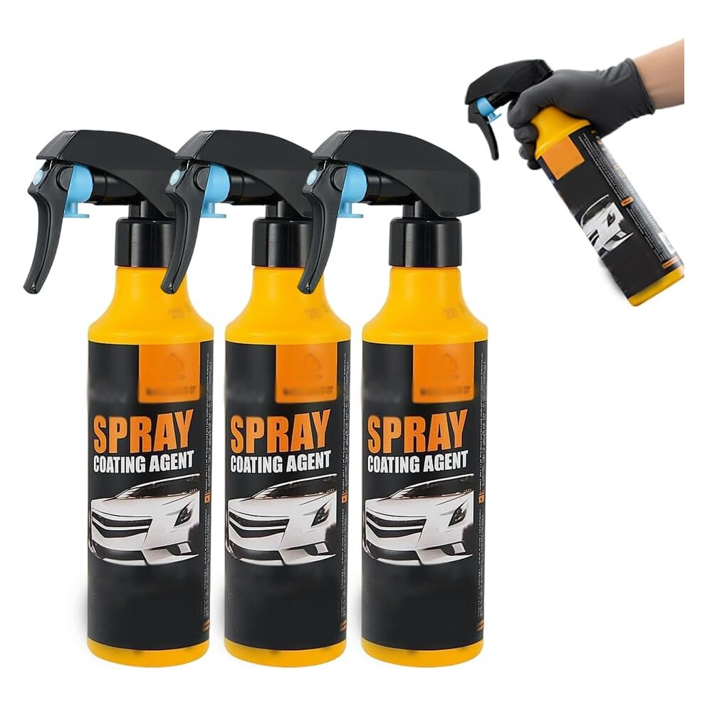 (Size_name, 3.33 Fl Oz (Pack Of 3)) Hydrophobic Ceramic Coating Â Quick Effect Spray For Car Paint & Glass Light 5437706947790