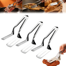 (3pcs, -) Rozsdamentes grill bilincs – forró edényhez való spatula fogó BBQ-hoz