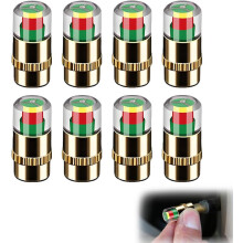 (Gold, -) Válvula monitoreo 2.4Bar 36 PSI, 3 colores ojo.