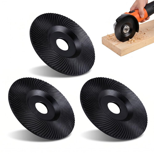 (Black, -) Set 3 disques ponçage bois pour meuleuse, sculpture