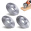 (Silver, -) Set 3 disques ponçage bois pour meuleuse, sculpture 1