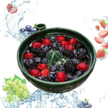(1pc, -) 1er-Beerenwaschschale, Keramik, 360 drehend, für Obst, Gemüse