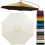(White-1, 8ft/8 Ribs) Copertă umbrelă terasă 2.4/3m 1