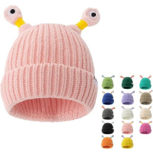 (Pink, One Size) 1er-Leuchtende Monster-Mütze, gestrickt, für Frauen, Mädchen