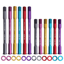 Aluminum Alloy Double Head Hexagon Bikes Thru Axles Suitable for Multiple Models Ti color