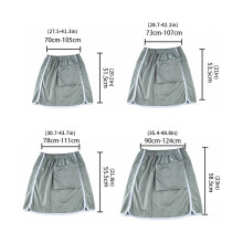 Comfortable Reusable Incontinence Garment For Elderly Care AntiLeakage Polyester BLUE 2XL