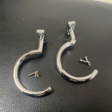 2Pieces Billiard Pool Table Hooks Strong Holds For Bridge Stick And Ball Racks Black