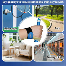 High Performances Badminton Wrist Stabilizer Trainer Improves Wrist Right hand blue