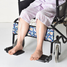 Nonslip Wheelchair Foot Strap Footrest For Stability And Long Lasts blue leather