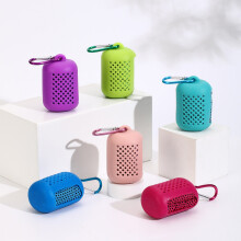 Portable Cooling Towel Outdoor Travel Quick Drying Towel Easy to Carry Green