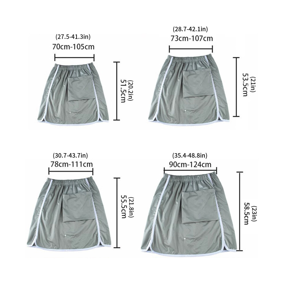 Black Breathable Adult Protective Undergarment Urine Leakage Prevention Polyester L