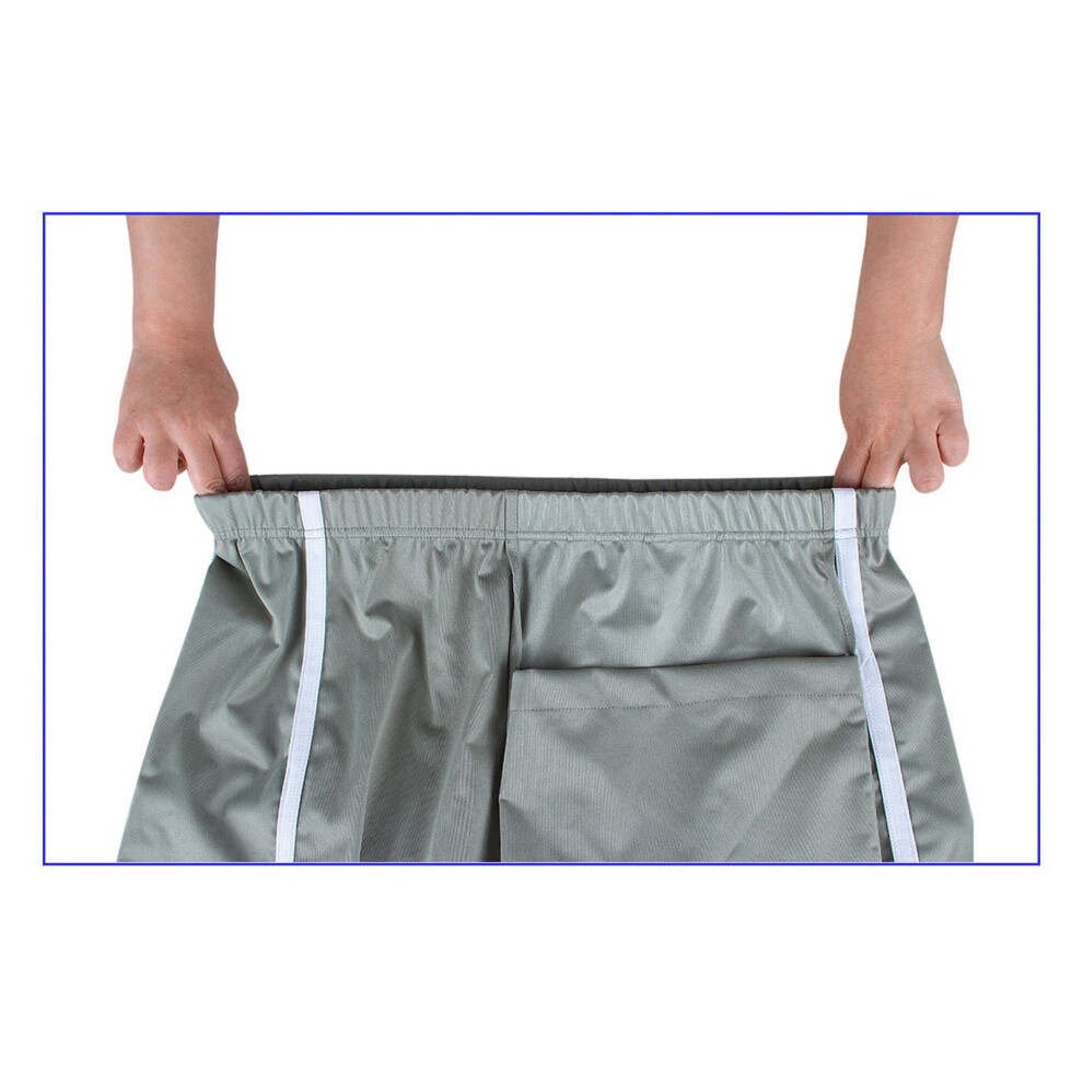 Gray/Green Breathable Adult Protective Undergarment Urine Leakage Prevention Polyester 3XL