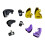 3PCS Kick Drum Cams Assembly Drum Pedal Cams Plastic Texture for Improved Grape 2