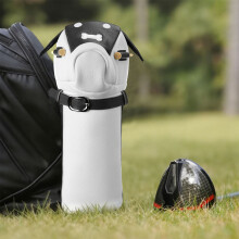 Golf Driver Headcover Pet Themed Water Resistant And Scratch Proof Accessory Dark brown