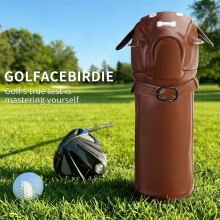 Practical Golf Wood Head Cover Easy To Install Protective Golf Club Headgear Orange1