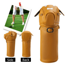 Golf Driver Headcover Pet Themed Water Resistant And Scratch Proof Accessory Yellow