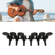 6PCS Professional Enclosed Tuners Guitar Accessories Suitable for Folk Guitar