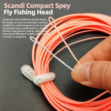 Fly Fishing Shoots Head Line For Accurate Long Distance Casts 6 meters 24 grams