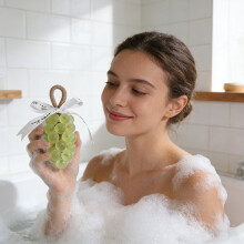 Exquisite Grape Scented Cleansing Soap Enriched With Sheas Butter For light p round