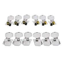 6Pieces Practical Rustproof Guitar Pegs with Quiet Operations for Musicians