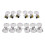 6Pieces Practical Rustproof Guitar Pegs with Quiet Operations for Musicians 1